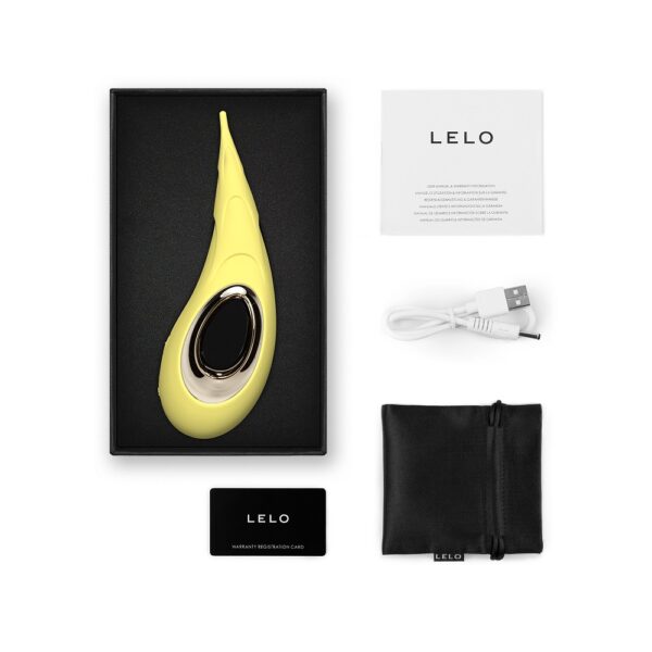 LELO Dot Cruise Clitoral Vibrator Lemon Sorbet