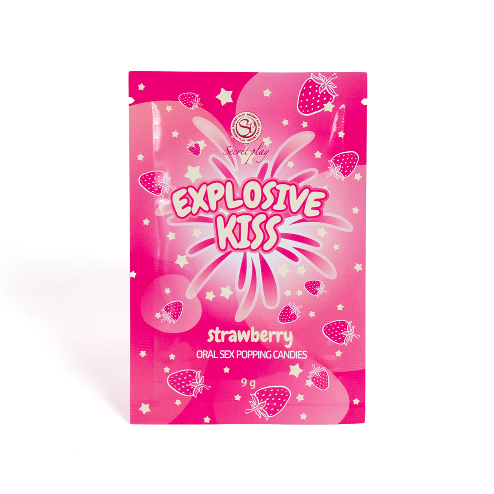 Explosive Kiss Popping Candies Strawberry Flavour 0797